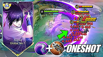 SUYOU NEW UPDATE BEST BRUTAL ONE SHOT BUILD & EMBLEM 2025! (Must try!) - MLBB