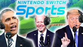 US Presidents Play Nintendo Switch Sports Golf 1-5