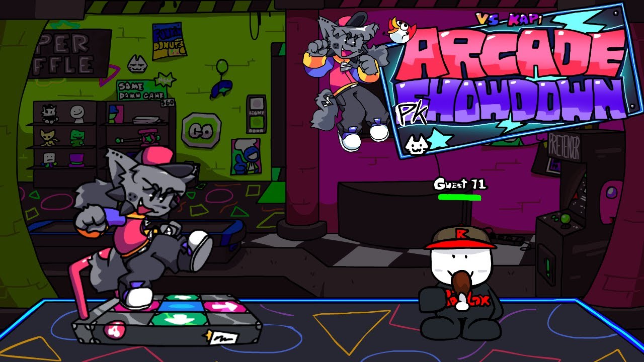 Kapi Arcade Showdown V2 (FNF Mod All songs hard 0 misses) - YouTube