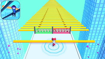 Satisfying Mobile Games Roof Rails Gameplay (Android,iOS) Walkthrough All Levels Latest Update Free