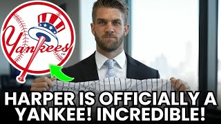 INCREDIBLE! BRYCE HARPER OFFICIALLY Signs With The YANKEES In Mega Deal | New York Yankees News