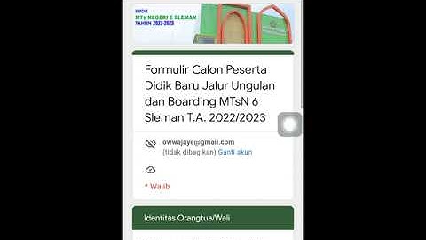Tutorial Cara Mudah mengisi formulir PPDB MTsN 6 Sleman TP 22/23 #mtsn6sleman