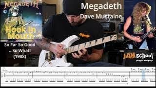 Megadeth Hook in Mouth Guitar Solo With TAB