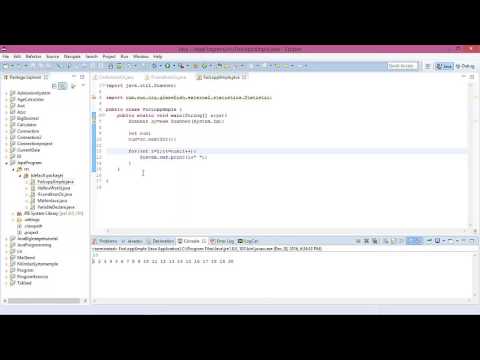 Java prog #5 For loop in java programming