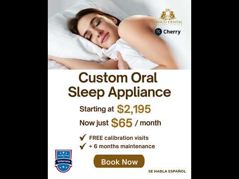 Custom Oral Sleep Appliance - Now just $65 / month!