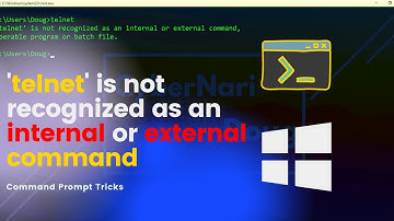 [SOLVED] telnet is not recognized as an internal or external command
