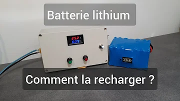 Comment charger une batterie au lithium ?