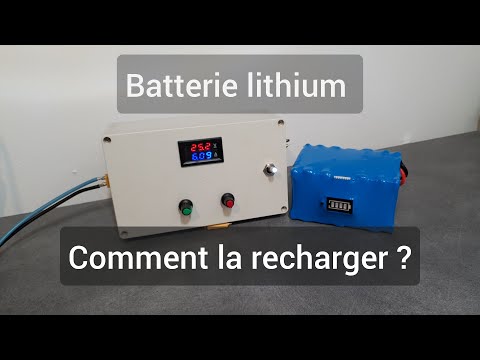 Vidéo: Comment Charger Les Batteries Au Lithium