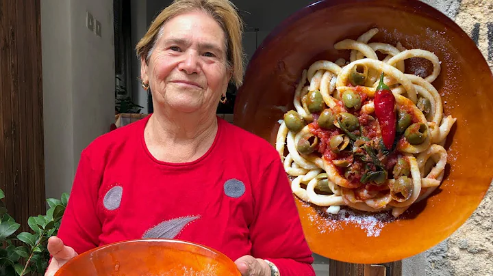 Discover Teresa's green olive with chilli macchero...