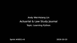 Details 2026-10-10 | Learning Python Update