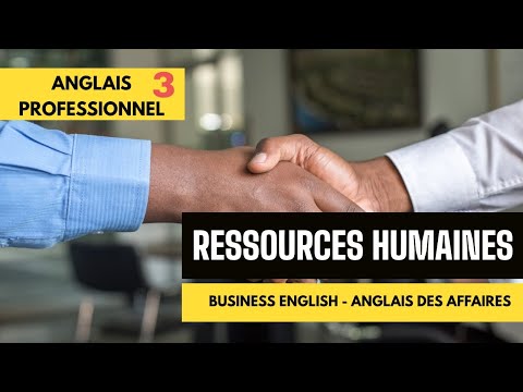 Anglais Professionnel - Ressources Humaines