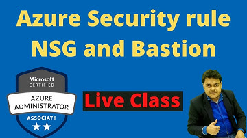 What is Azure Security rule ? How to configure Azure Bastion Step by Step Guide.