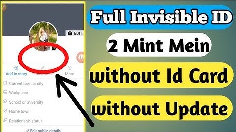 How to create full invisible Facebook account || new trick 2020 ||
