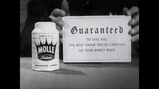 Classic Television Commercial: Molle Shave Cream (1952)