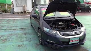 H.21(2009)年 ホンダ インサイト 1.3 G 社外エアロHID17AW地デジHDD プレミアムディープバイオレットP 走行97,100km