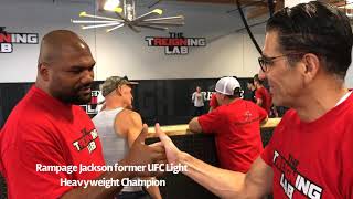 Rampage Jackson vs Dr Steve Mora Wrestling