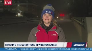 Tracking the winter storm in Winston-Salem