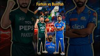 Sahib zada Farhan VS Bumrah | IND 🇮🇳 vs PAK 2025 world cup final #indiavspakistan#trending #indvspak