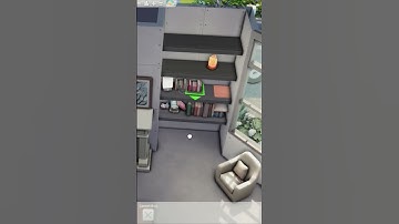 adding clutter using the square shelf from interior decor pack. #thesims4 #sims4