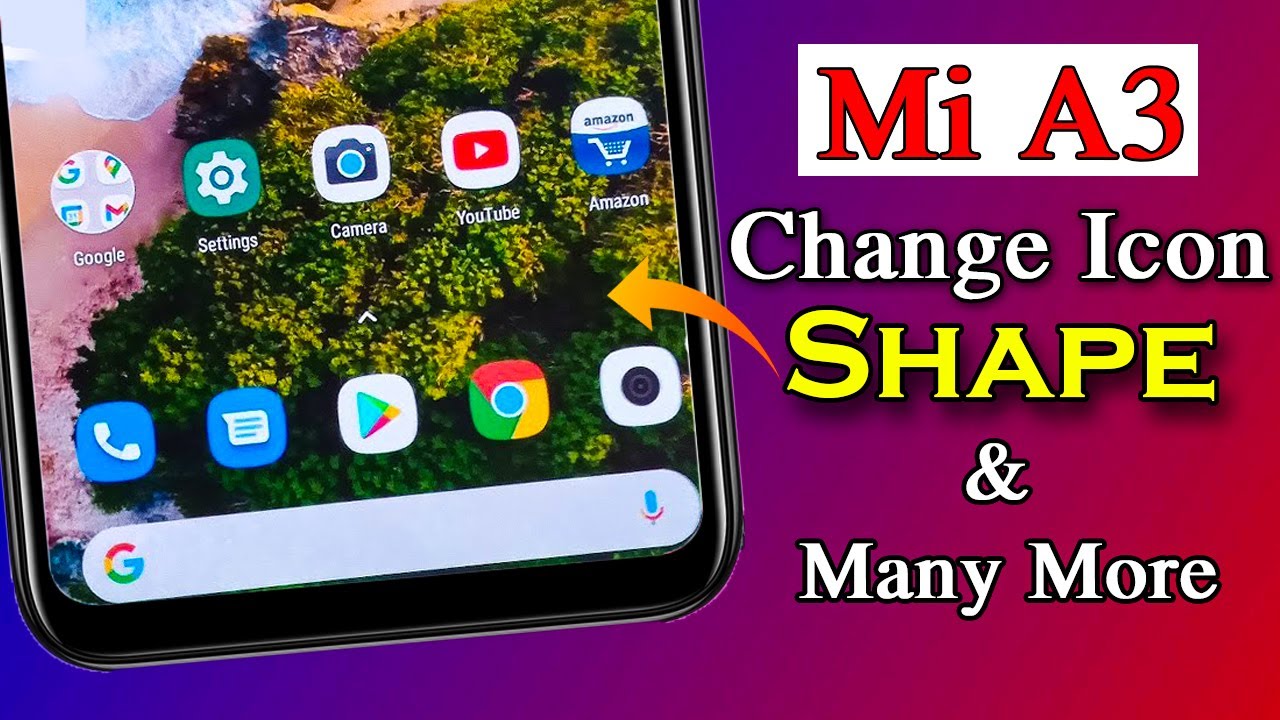 Mi A3 Android 11 Change Icon Shape & Many More Blur, Colour Home Screen Animations Effects