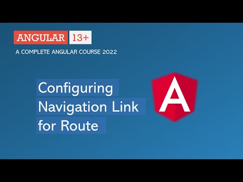 Configuring navigation links for Route | Angular Router | Angular 13+