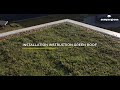 Installation instruction sempergreen green roof