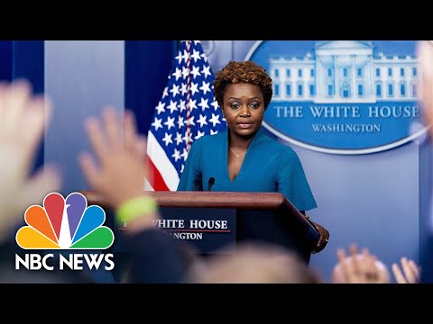 LIVE: White House holds press briefing - NBC News