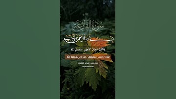 🌿 سورة القارعة 🌿القارئ الليبي: مصطفى الفرجاني حفظه الله#قران_كريم #قرآن #القرآن