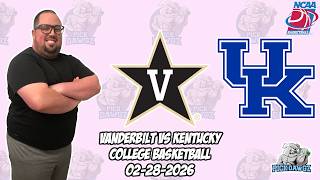 Vanderbilt vs Kentucky 2/28/26 Free College Basketball Picks and Predictions | NCAAB Pick