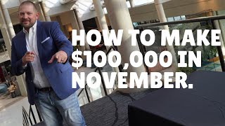 You can make $100,000 in November by selling Merchant Service and POS!
