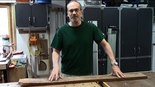 hand or power #1 - squaring rough lumber - power tool method