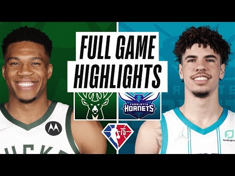 Milwaukee Bucks vs. Charlotte Hornets Full Game Highlights | January 10 | 2022 NBA Season