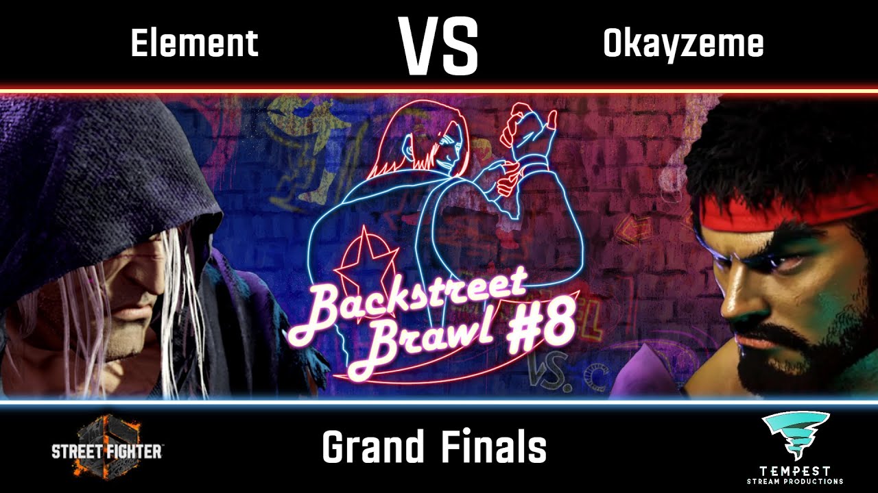Element (M. Bison) vs Okayzeme (Ryu) - SF6 Grand Finals - Backstreet Brawl #8