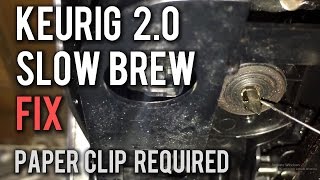 Keurig 2.0 Slow or Not Brewing How To 
