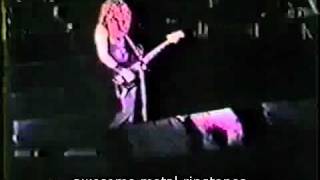 Awesome Metallica  Jason Newsted Bass Solo 2/13/87