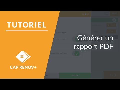 Tuto : Générer un rapport PDF