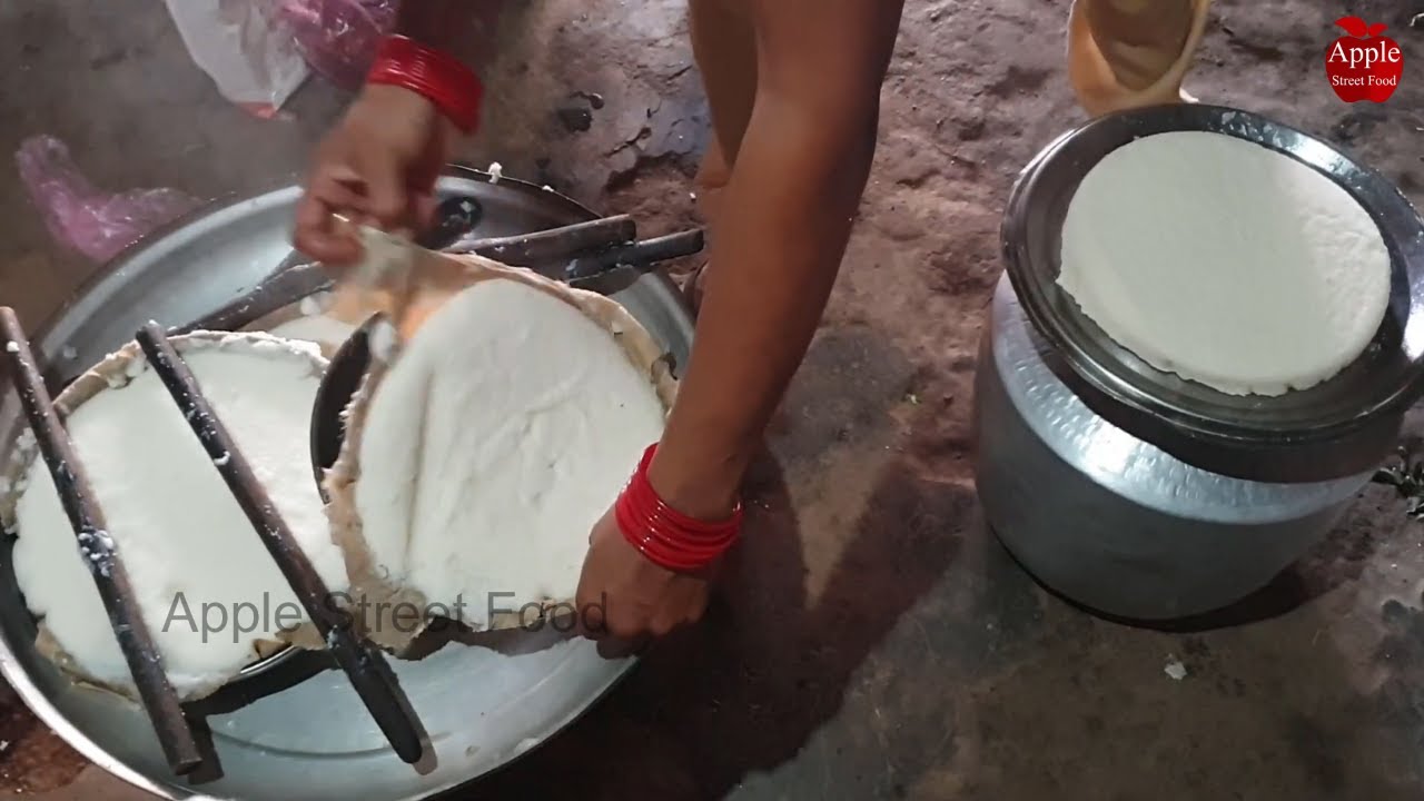 King of idly - Young girl making plate idlee | APPLE STREET FOOD