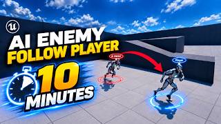 The Easiest Way to Make a Simple Enemy AI in Unreal Engine 5 in 10 Minutes !!