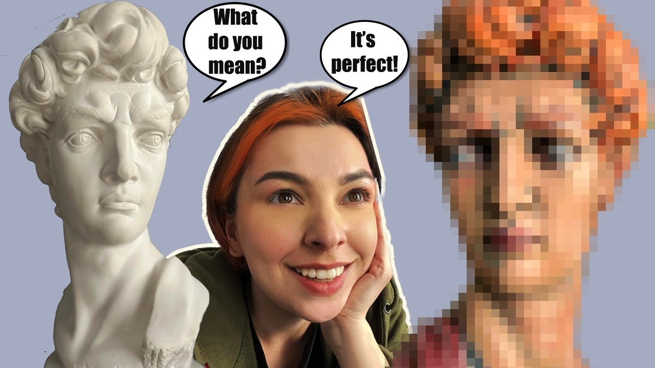 Painting the statue of David YouTube