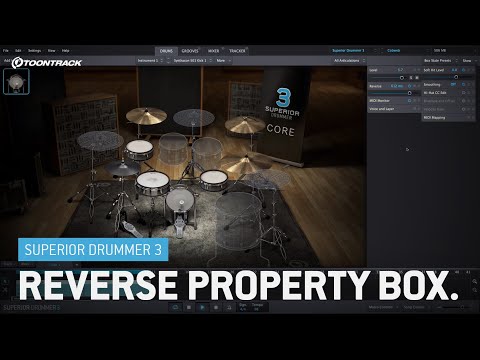 Superior Drummer 3: Reverse property box