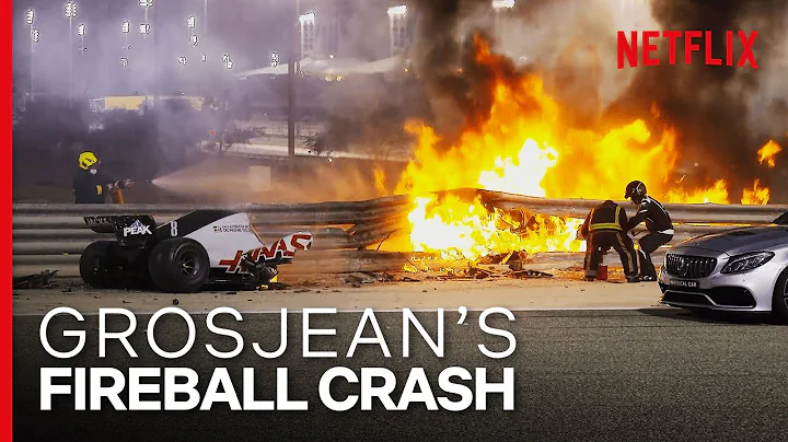 Grosjean's Insane Fireball Crash | Formula 1: Driv...