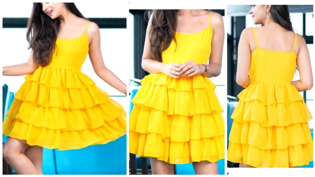 frill frock for ladies