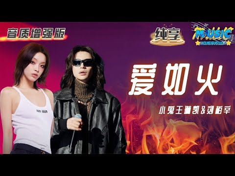 【音质增强版】 #小鬼王琳凯 &#刘柏辛 《爱如火》两个人的表演太“抓马” 属实是看不懂系列 #天赐的声音4 #音乐安利站 【live】