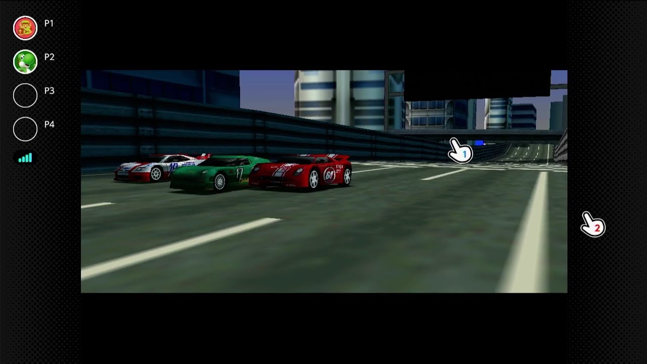 64 Ridge Racer Multiplayer my first time playing the multiplayer for ridge racer 64 with saintd_ii ...
