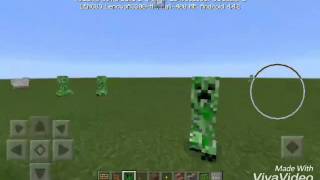 Minecraft PE mob volcano tutorial!