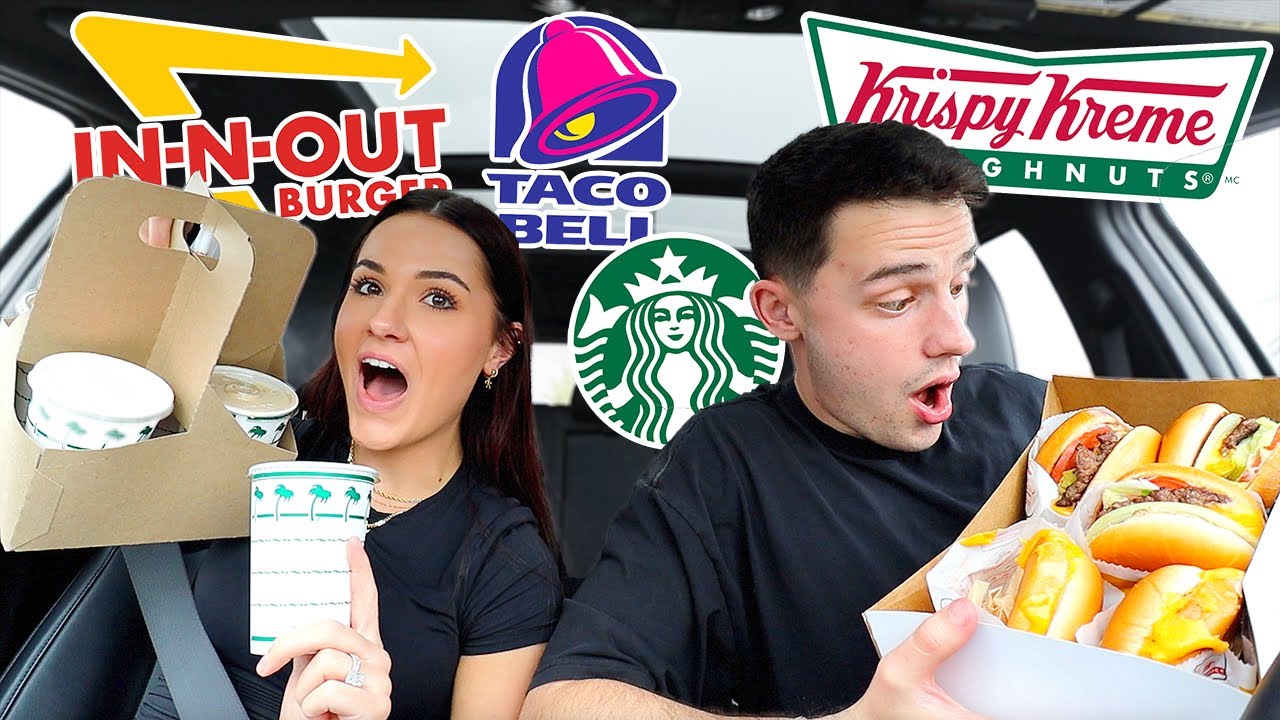LETTING THE PERSON IN FRONT OF US DECIDE WHAT WE EAT FOR 24 HOURS!!