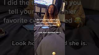 Celebrity prank on parents reactions 😂 #funny #funnyvideo #parents #prank