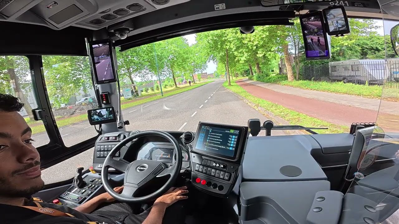 (BUS DRIVER POV) Bus 295 - Utrecht Centraal  to Rotterdam (Mirror camera ) #reizen #buschauffeur