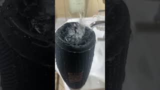 Jbl charge 5 vs water #charge5 #jbl #unboxing #music #bass #sound #speaker #automobile #smartphone #