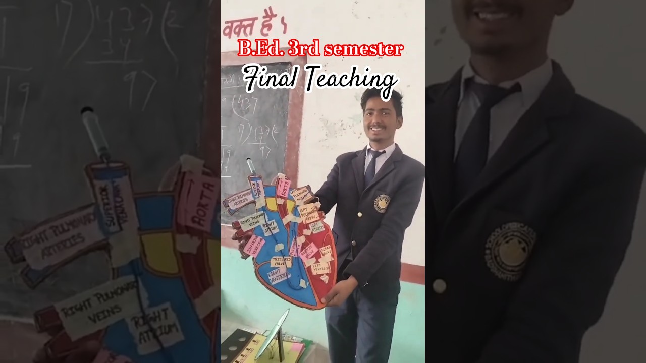 B.Ed. 3rd semester final teaching 🖊️ 📚